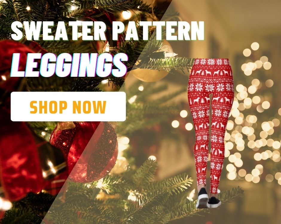 SWEATER PATTERN LEGGING - Christmas Leggings
