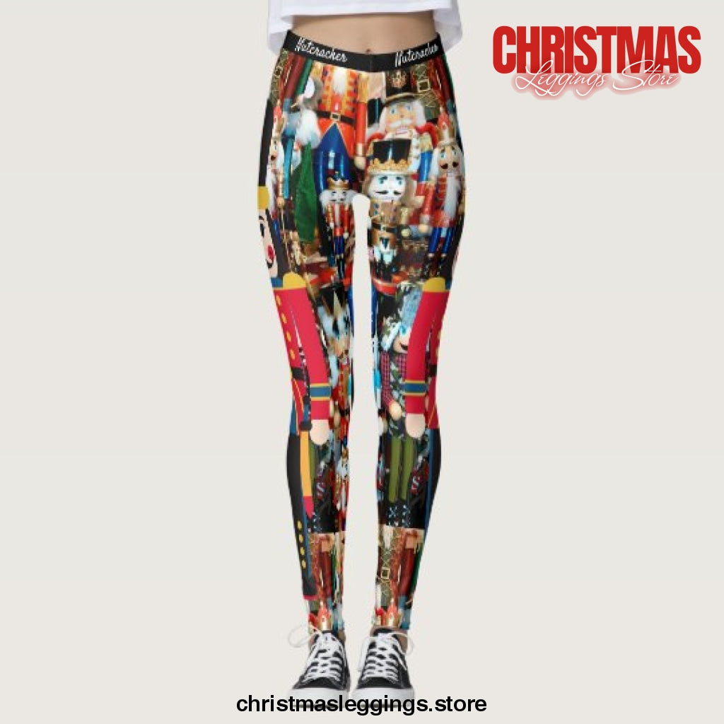 Bold Women's Pants Nutcracker Christmas Leggings - Christmas Leggings Store CL0501