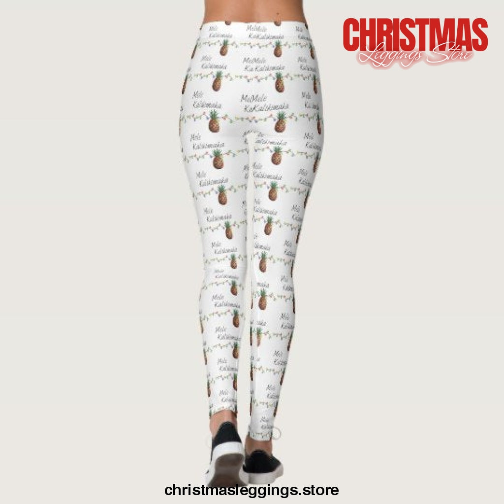 Christmas Leggings - Mele Kalikimaka - Christmas Leggings Store CL0501