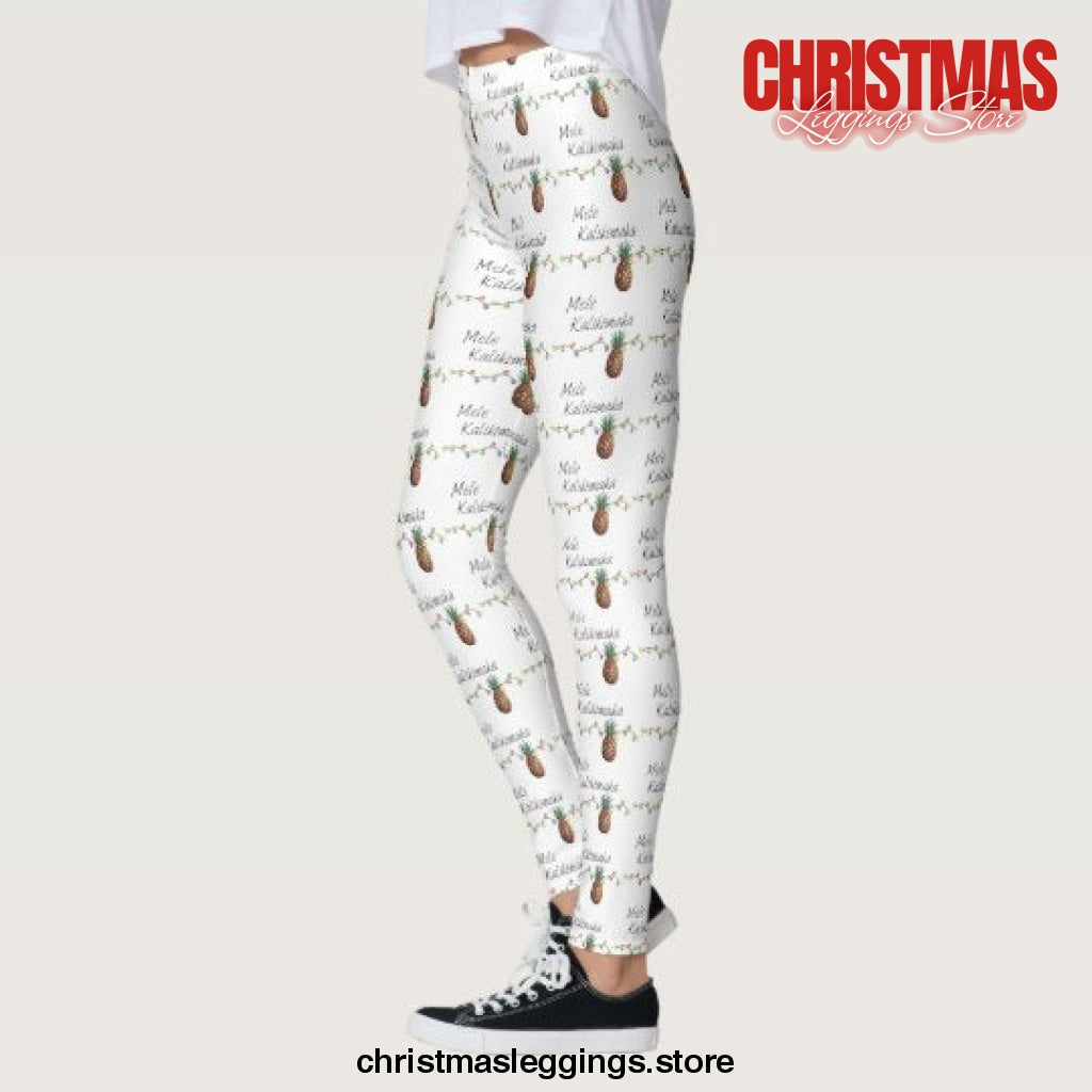 Christmas Leggings - Mele Kalikimaka - Christmas Leggings Store CL0501