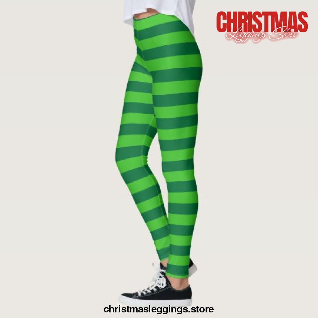 Elf Costume Christmas Leggings - Christmas Leggings Store CL0501