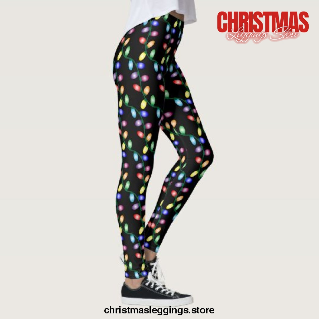 Leggings bright and merry Christmas Leggings - Christmas Leggings Store CL0501