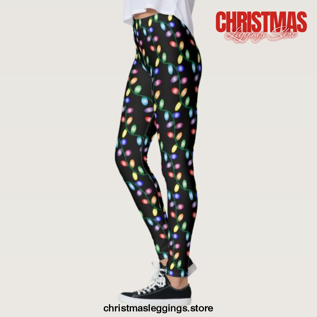Leggings bright and merry Christmas Leggings - Christmas Leggings Store CL0501