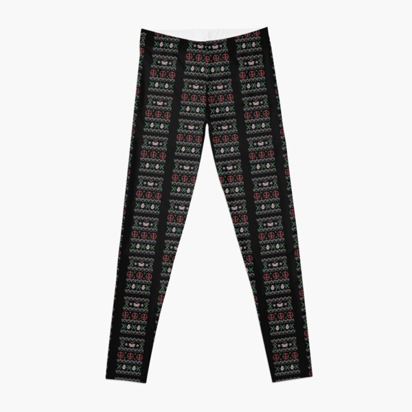 Dadpool Weapons Christmas Ugly Sweater Leggings RB0601 product Offical Christmas Legging 3 Merch