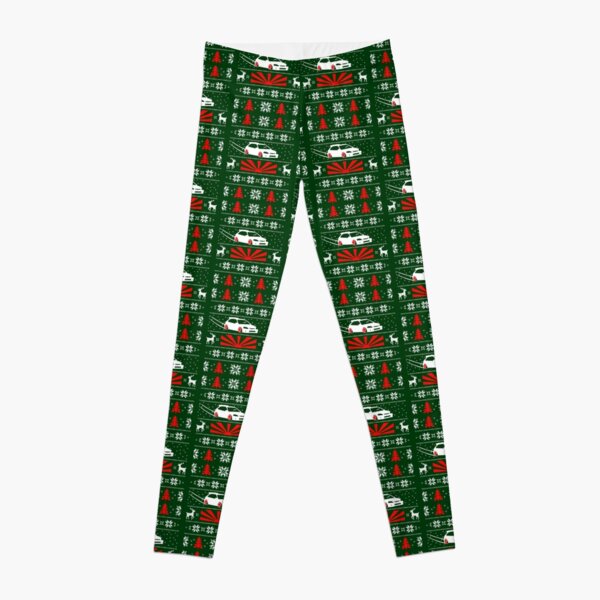 Ugly Christmas Sweater Funny Design I want a car for XMas Leggings RB0601 product Offical Christmas Legging 3 Merch