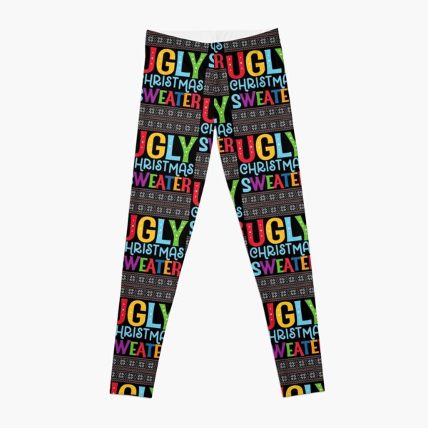 Groovy Ugly Christmas Sweater/Christmas  Leggings RB0601 product Offical Christmas Legging 3 Merch