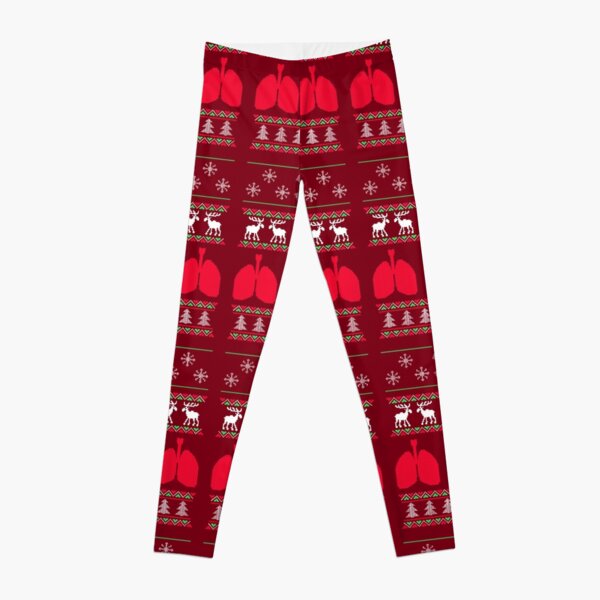 Respiratory Therapist Ugly Christmas Sweater Funny RT Design - Funny Gift Ideas Leggings RB0601 product Offical Christmas Legging 3 Merch