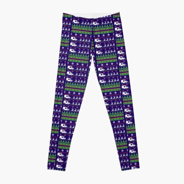 Ugly Christmas Sweater Funny Ice Cream Truck Design Leggings RB0601 product Offical Christmas Legging 3 Merch