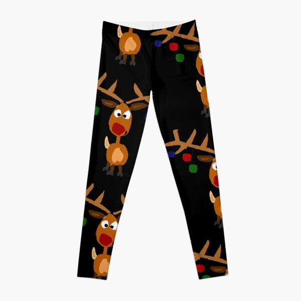 Awesome Rudolph Red Nosed Reindeer Christmas Art  Leggings RB0501 product Offical christmas legging Merch